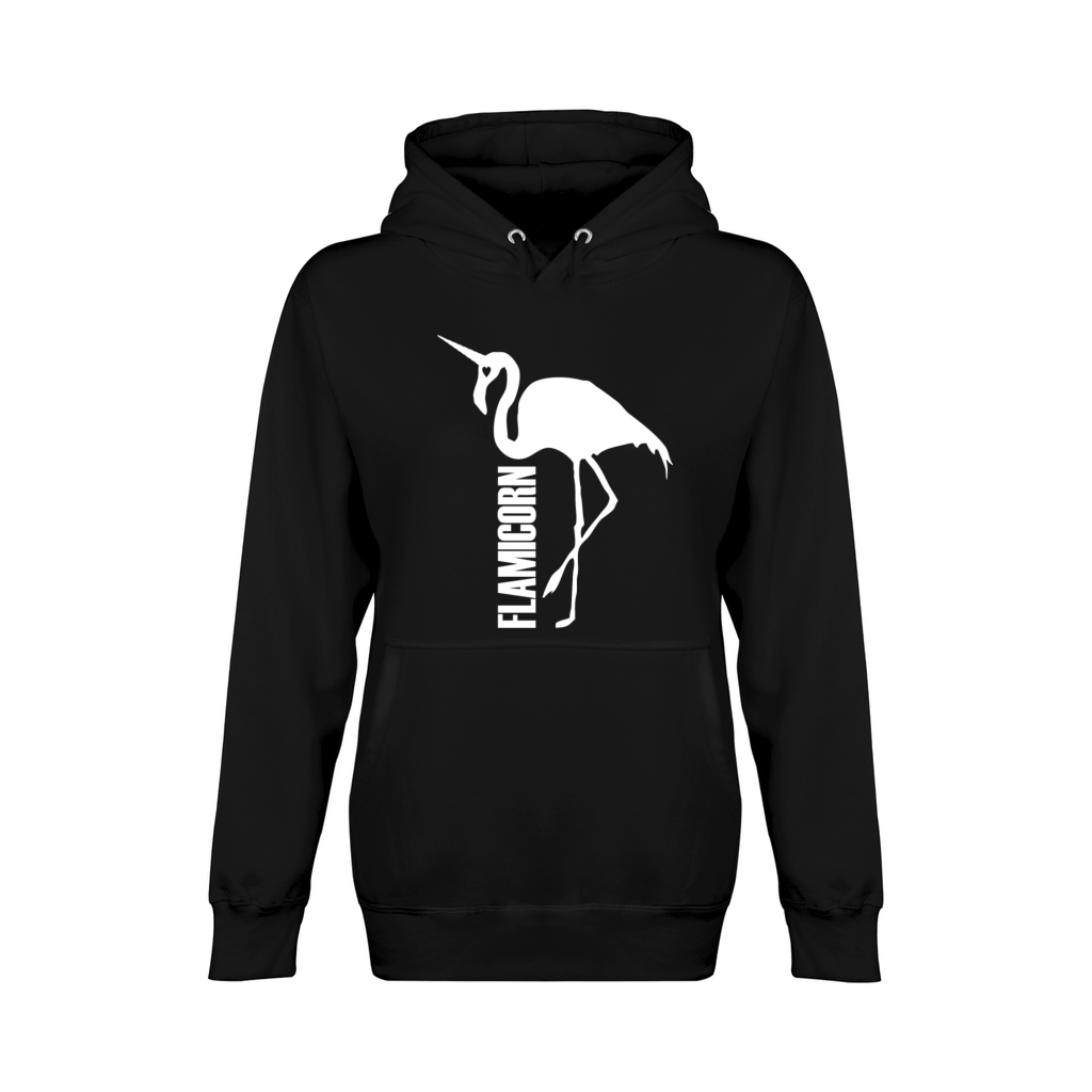 flamingo unicorn hybrid creature hybrids white Unisex Premium Pullover Hoodie