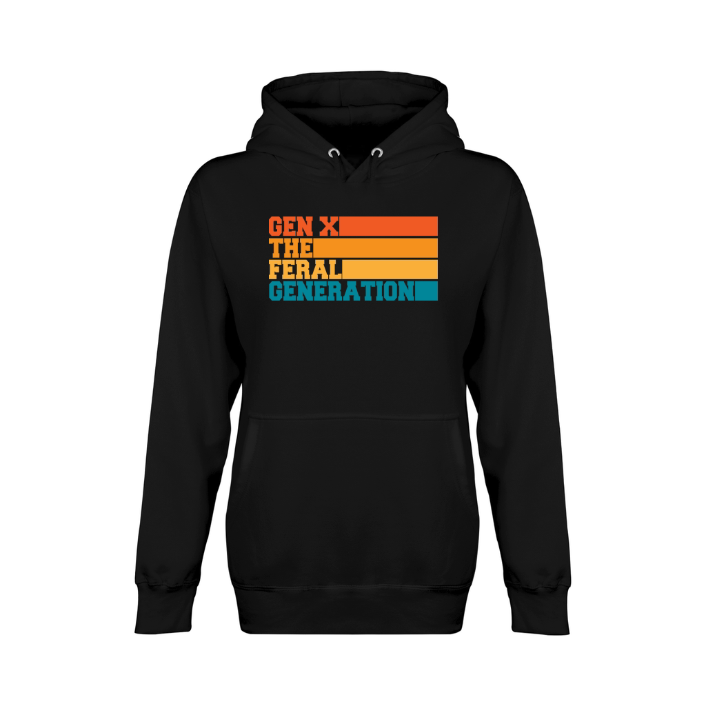Gen X the feral generation Unisex Premium Pullover Hoodie