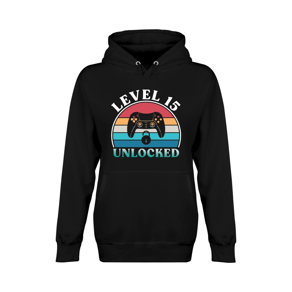 Level 15 unlocked Unisex Premium Pullover Hoodie