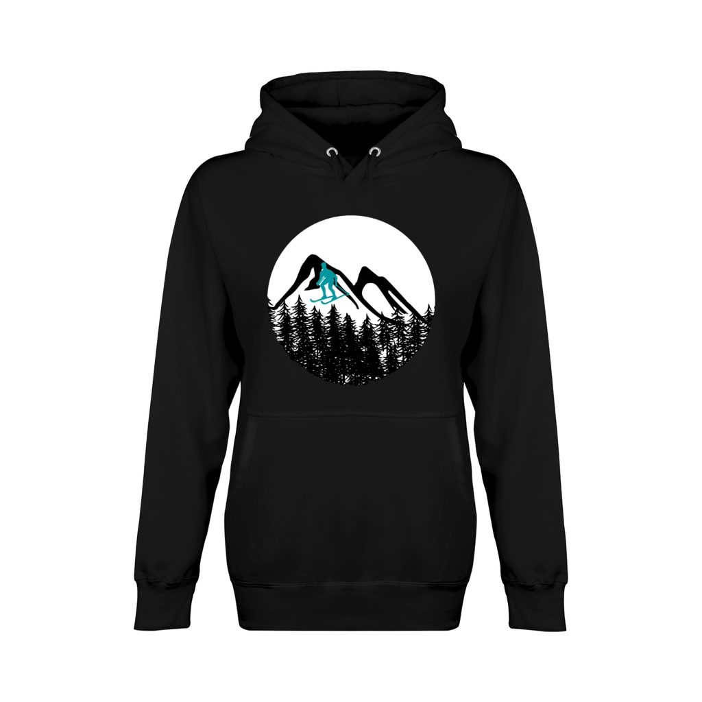 Vintage Retro Winter Park Colorado Snowboard Unisex Premium Pullover Hoodie