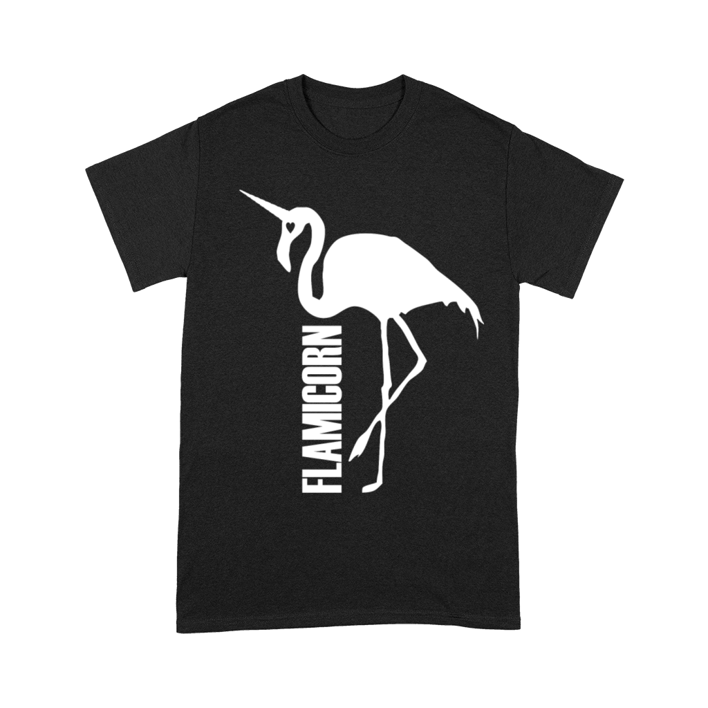 flamingo unicorn hybrid creature hybrids white Unisex T-Shirt