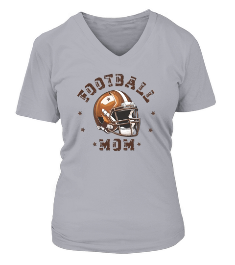 Football Mom 1.01 V-neck T-Shirt Woman