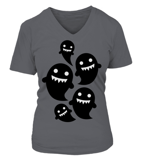 ghosts V-neck T-Shirt Woman