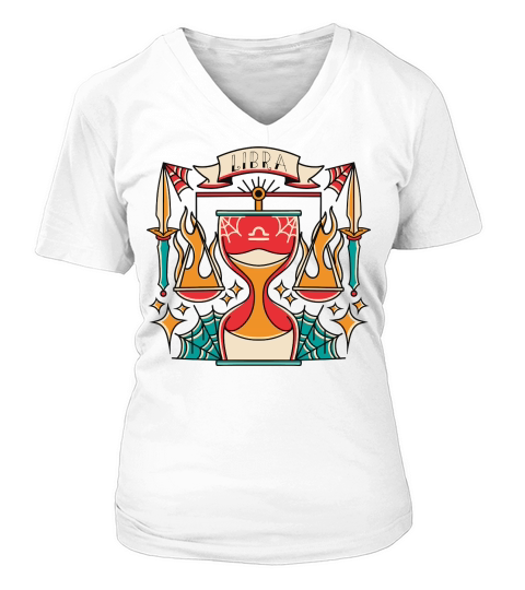 Libra V-neck T-Shirt Woman
