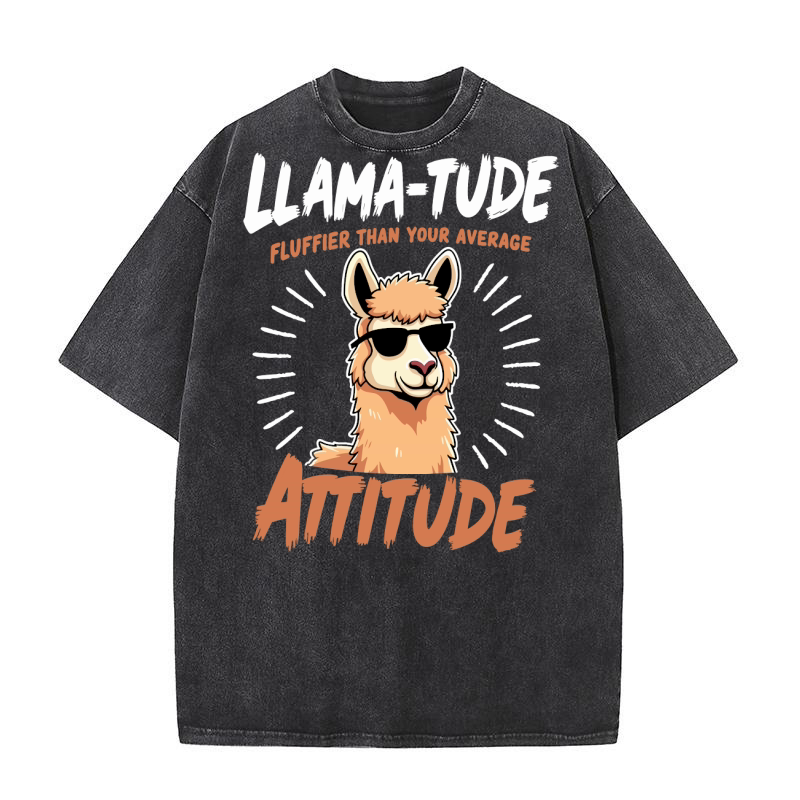 LLama (10) Washed T-Shirt