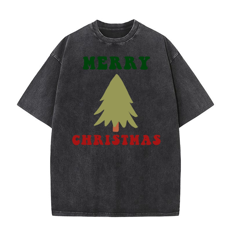 Merry Christmas 42 40 Washed T-Shirt