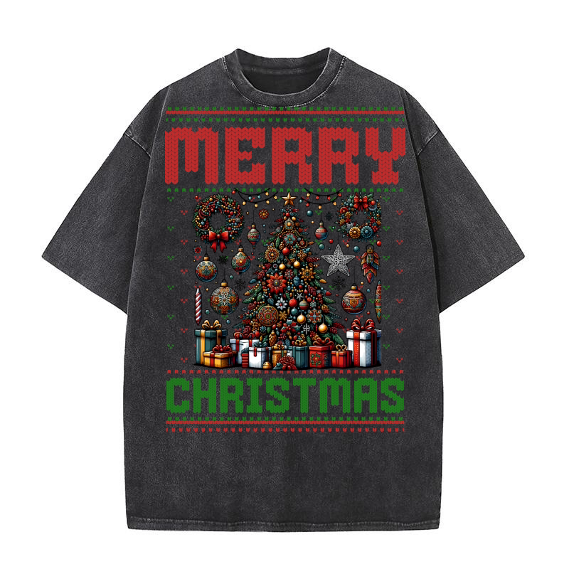Merry christmas 59 46 Washed T-Shirt