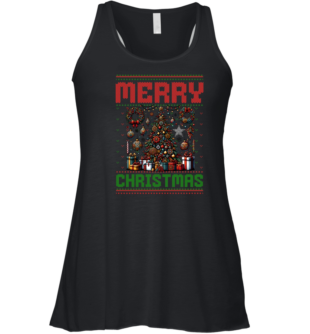 Merry christmas 59 46 Women's Flowy Tank Top