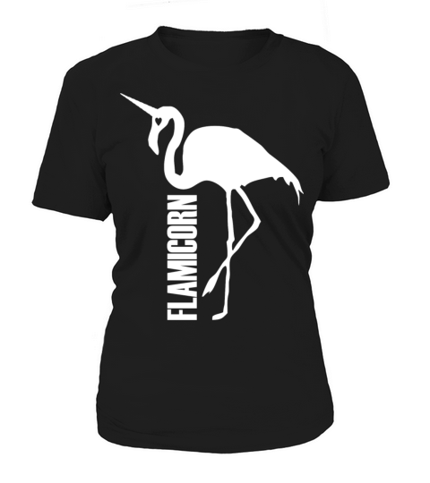 flamingo unicorn hybrid creature hybrids white Women's T-Shirt