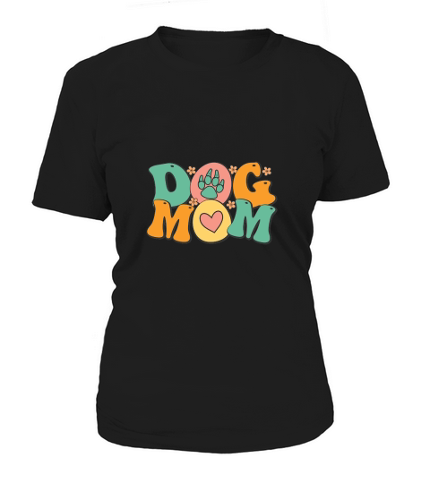 mother day Retro Dog Mom Women's T-Shirt