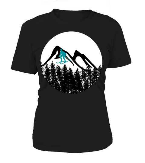 Vintage Retro Winter Park Colorado Snowboard Women's T-Shirt