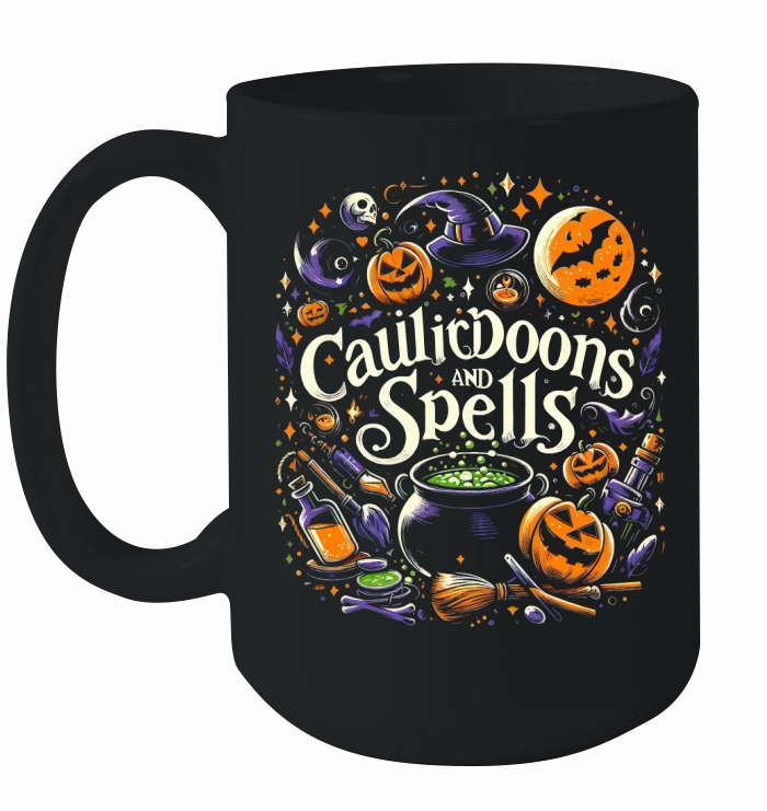 Cauldrons and Spells Ceramic Mug