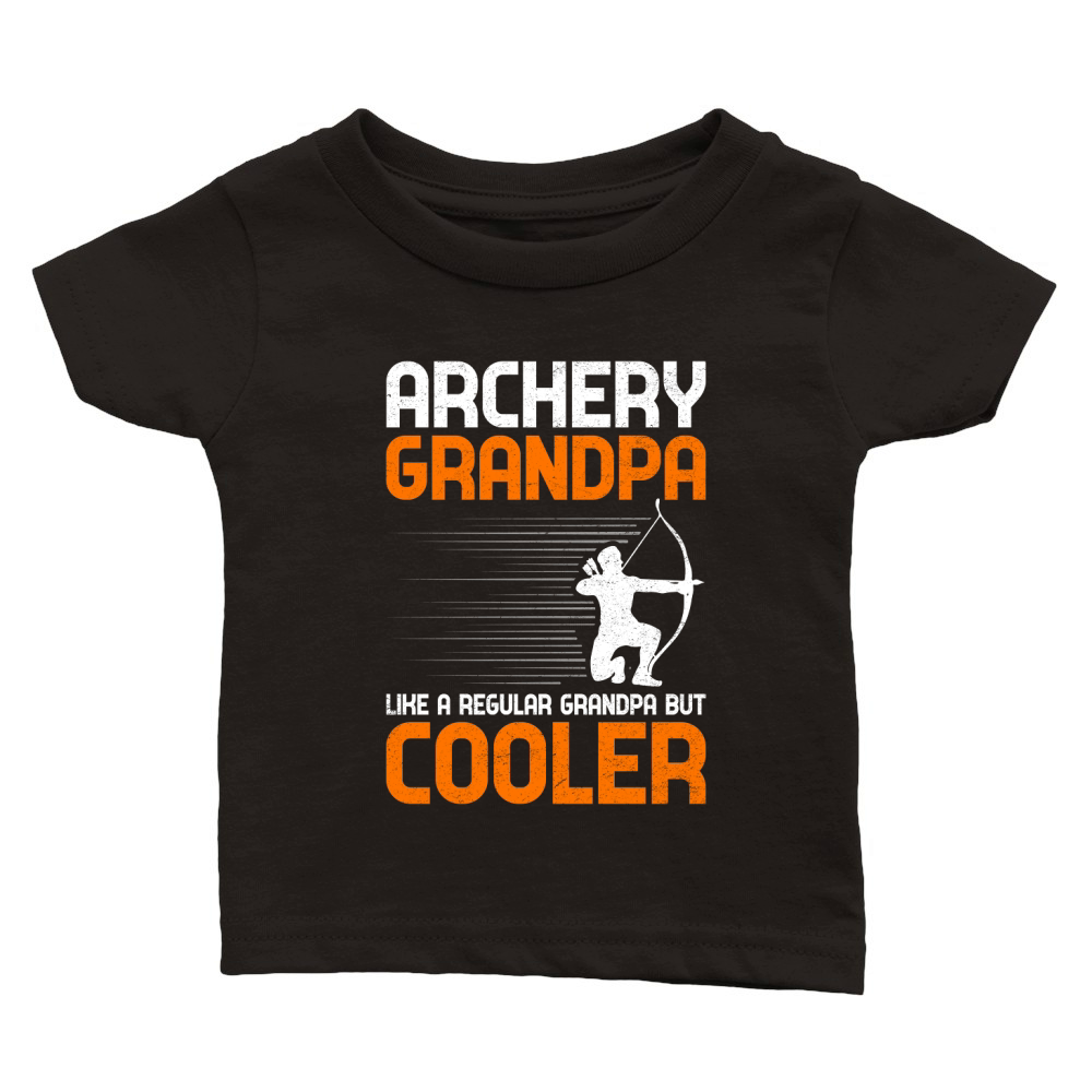 Archery Grandpa Like A Regular Grandpa But Cooler (10) Classic Baby Crewneck T-shirt