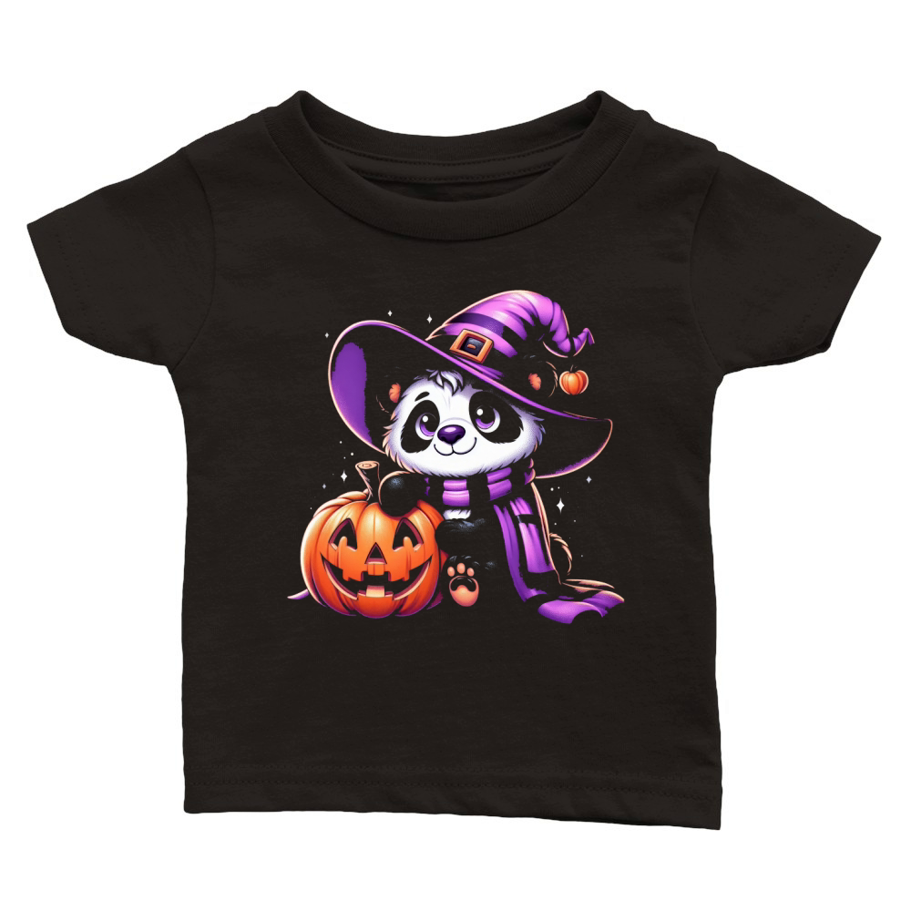 Halloween Panda Classic Baby Crewneck T-shirt