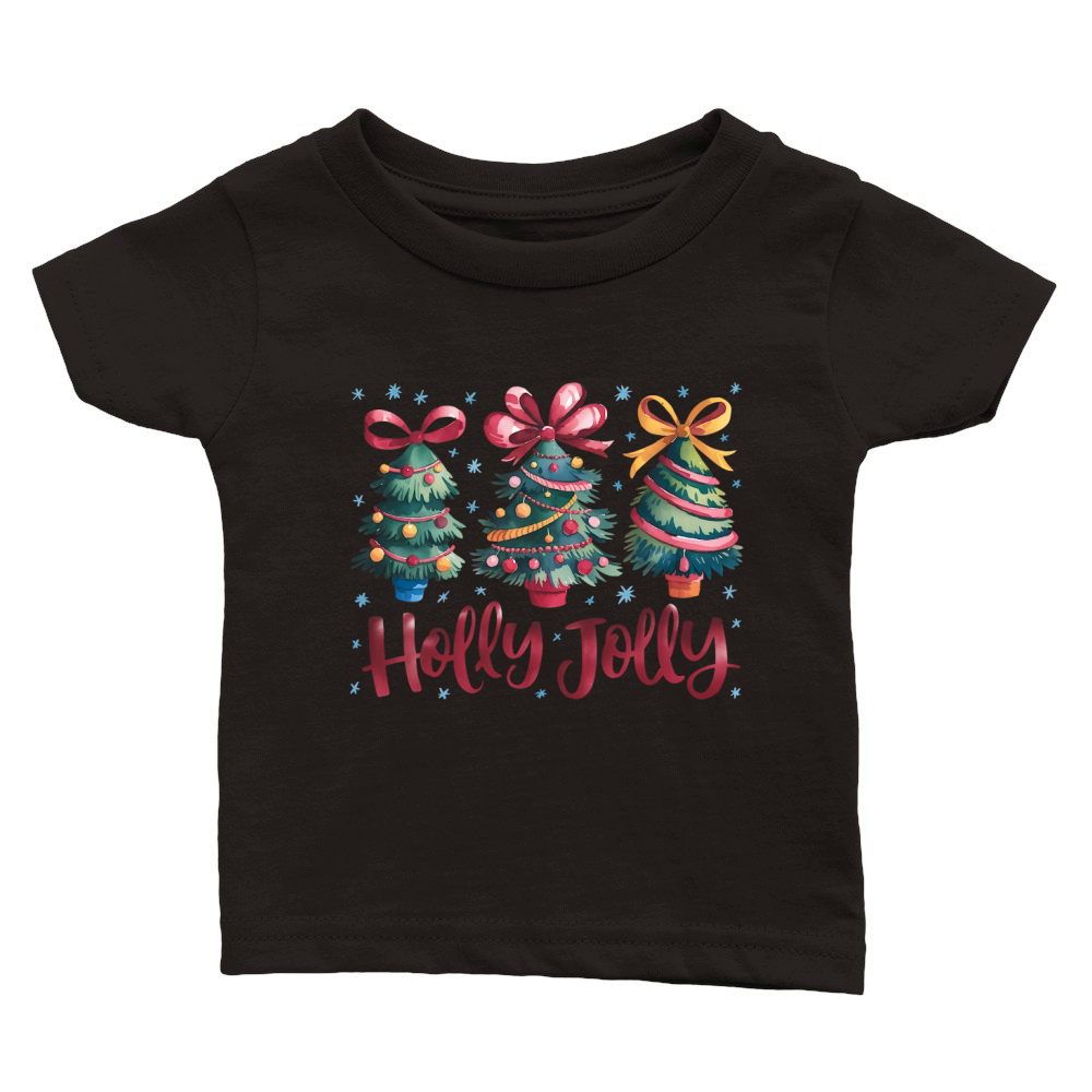 Holly Jolly3 Classic Baby Crewneck T-shirt
