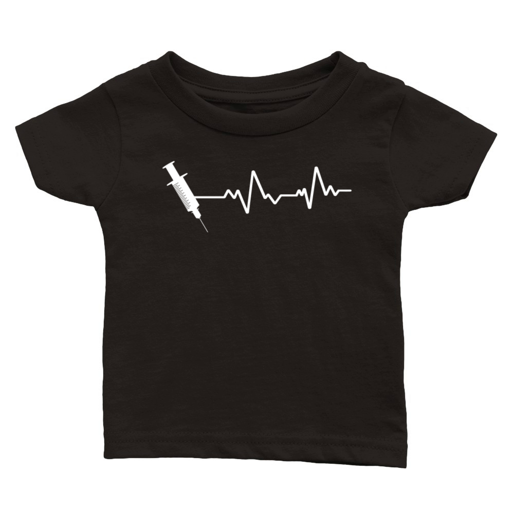 Syringe Doctor Doctor Needles Classic Baby Crewneck T-shirt