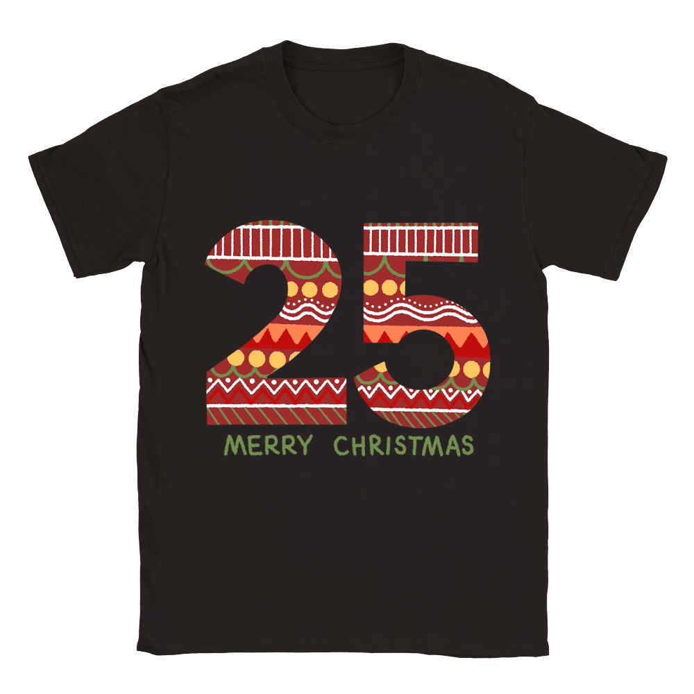 25 Christmas Merry 05 Classic Kids Crewneck T-shirt