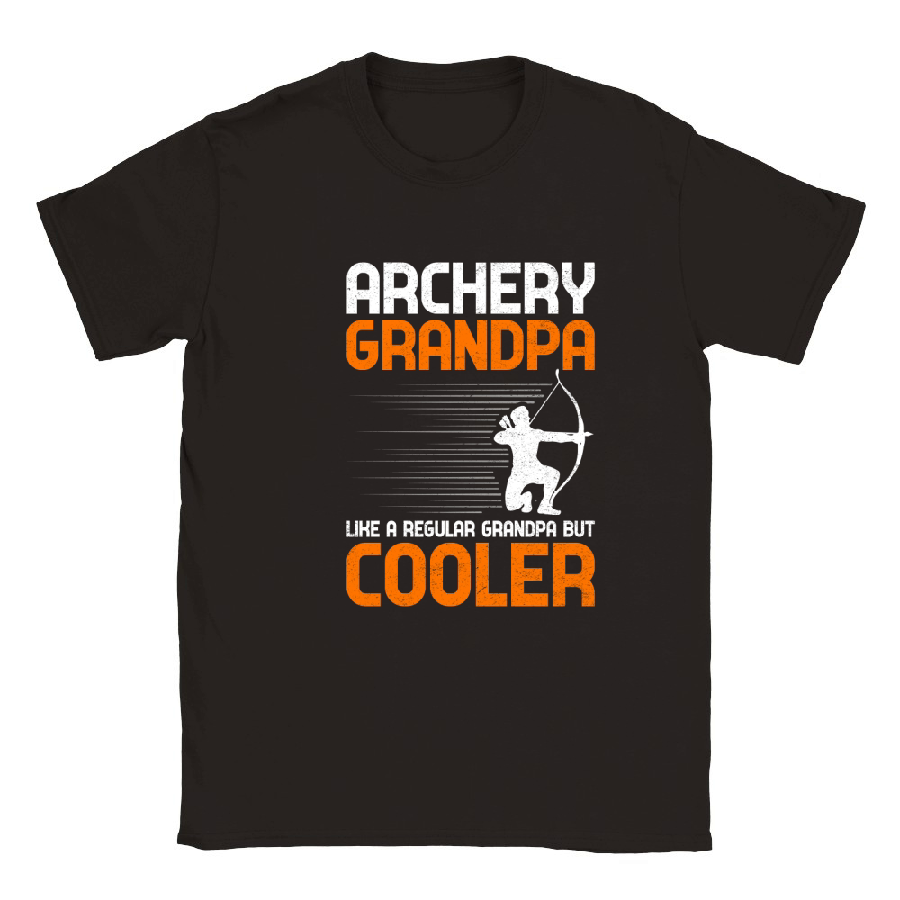 Archery Grandpa Like A Regular Grandpa But Cooler (10) Classic Kids Crewneck T-shirt