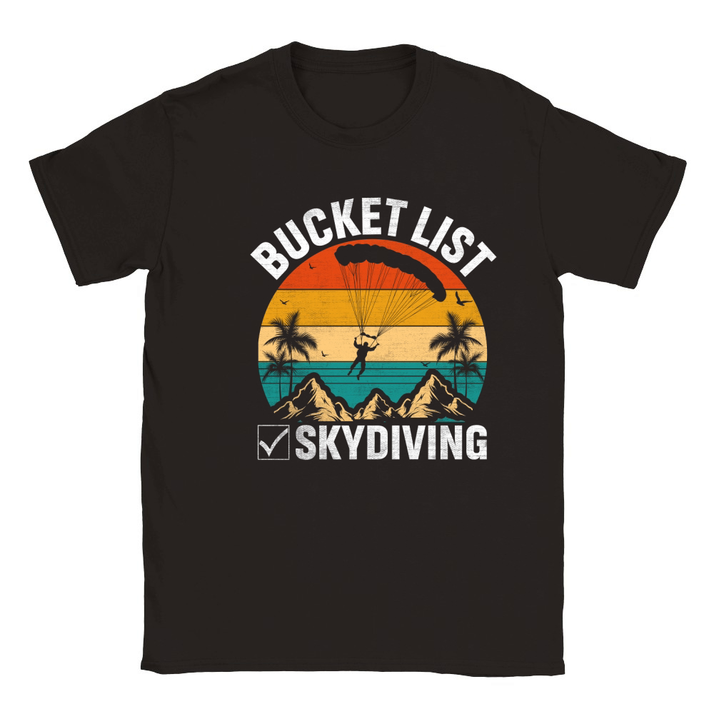 Bucket list skydiving 10 Classic Kids Crewneck T-shirt