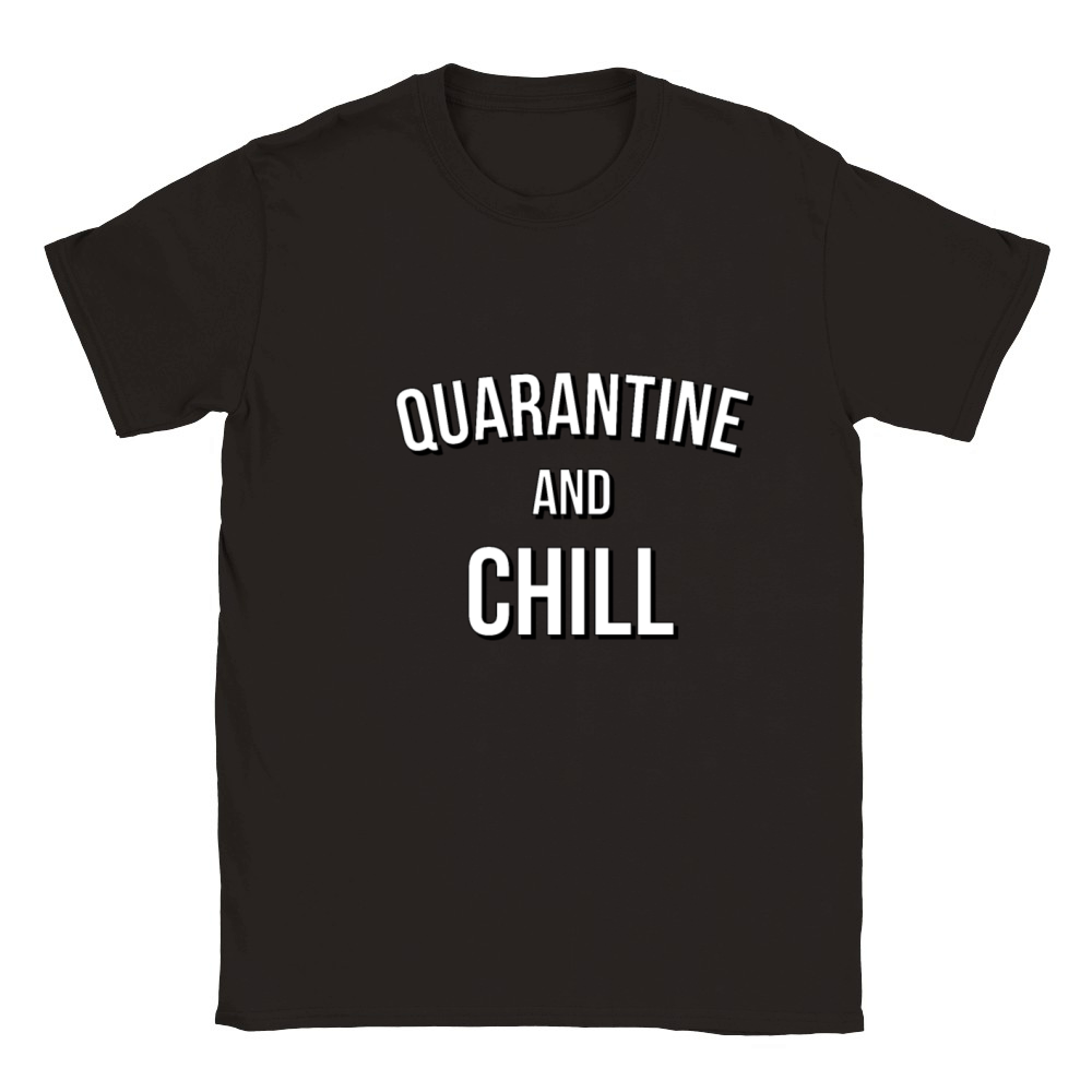 Quarantine and Chill Corona Virus 2020 Streaming Classic Kids Crewneck T-shirt