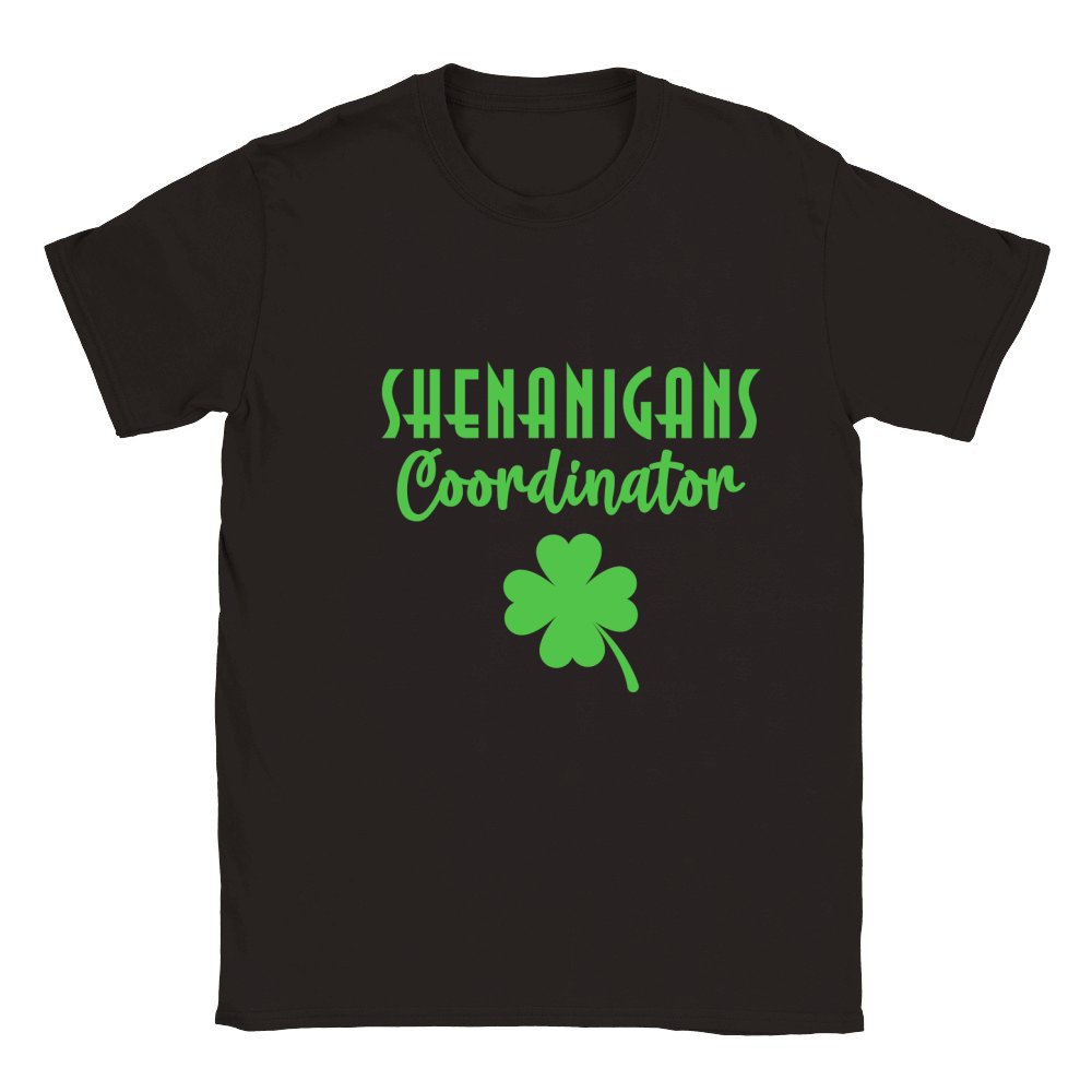 Shenanigans Coordinator Funny Teacher St Patricks Day Classic Kids Crewneck T-shirt