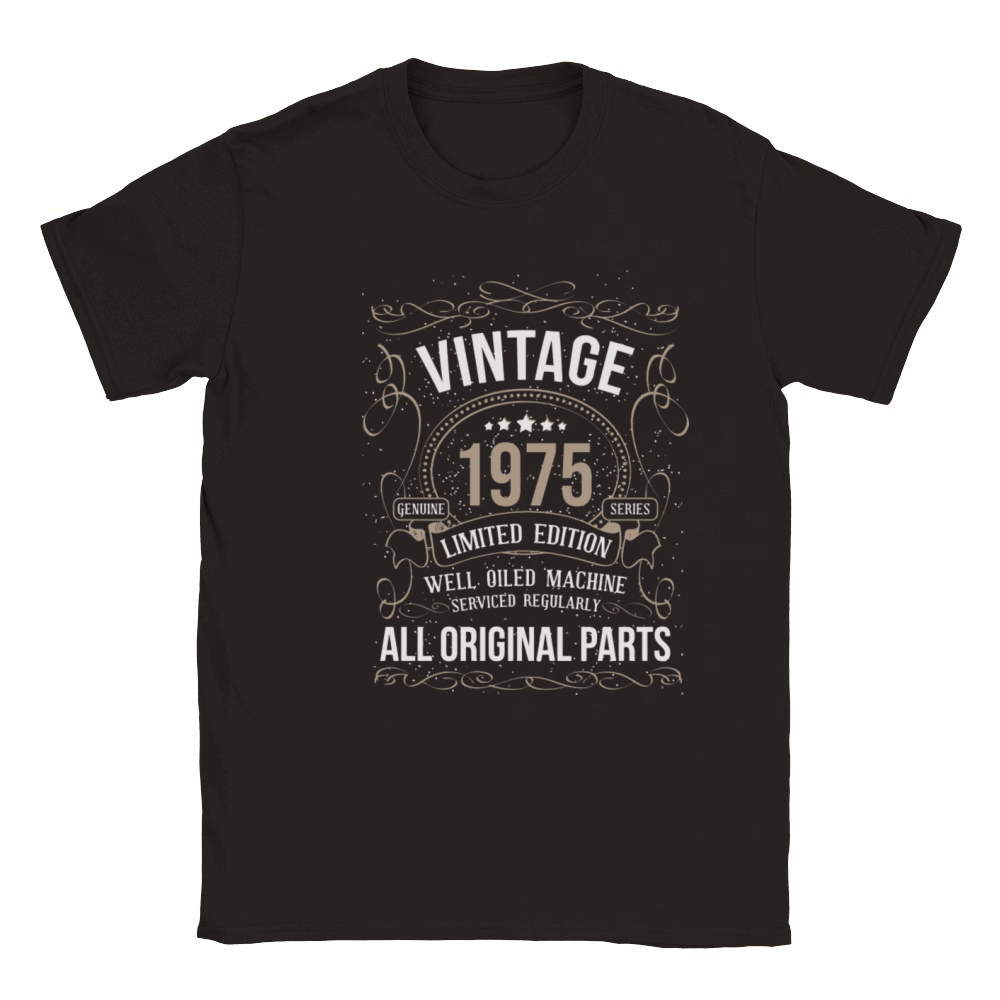 Vintage 1975 45Th Birthday All Original Parts Gift Classic Kids Crewneck T-shirt