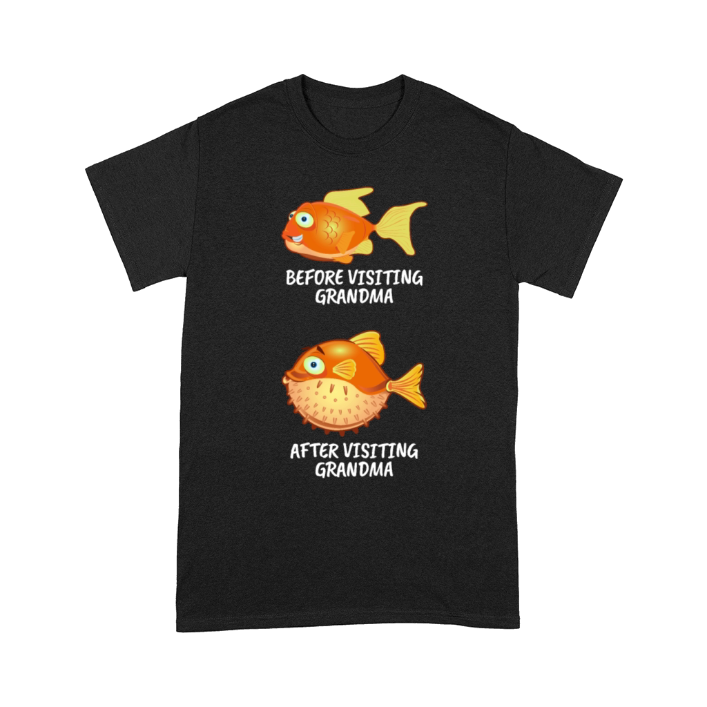 Fish Before And After visiting Grandma Comfort T-shirt