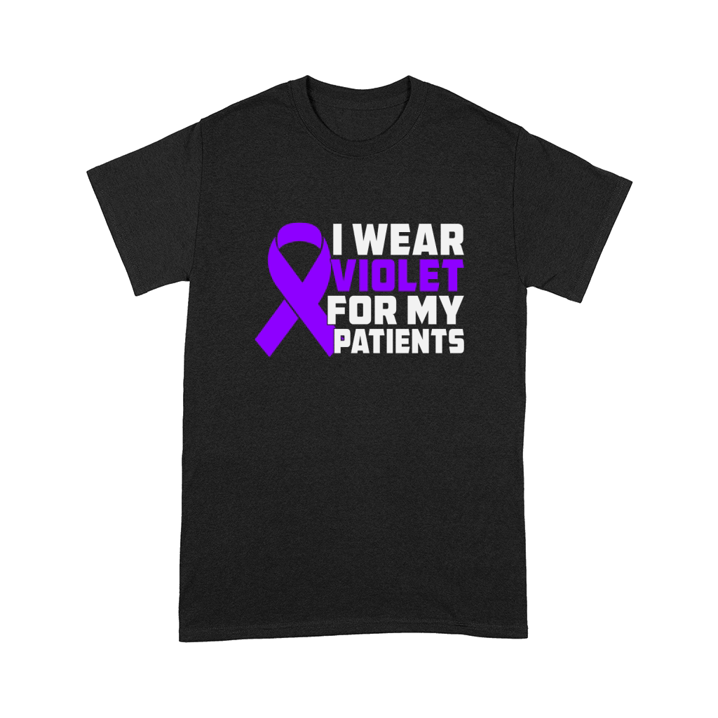 I Wear Violet For Patients Comfort T-shirt