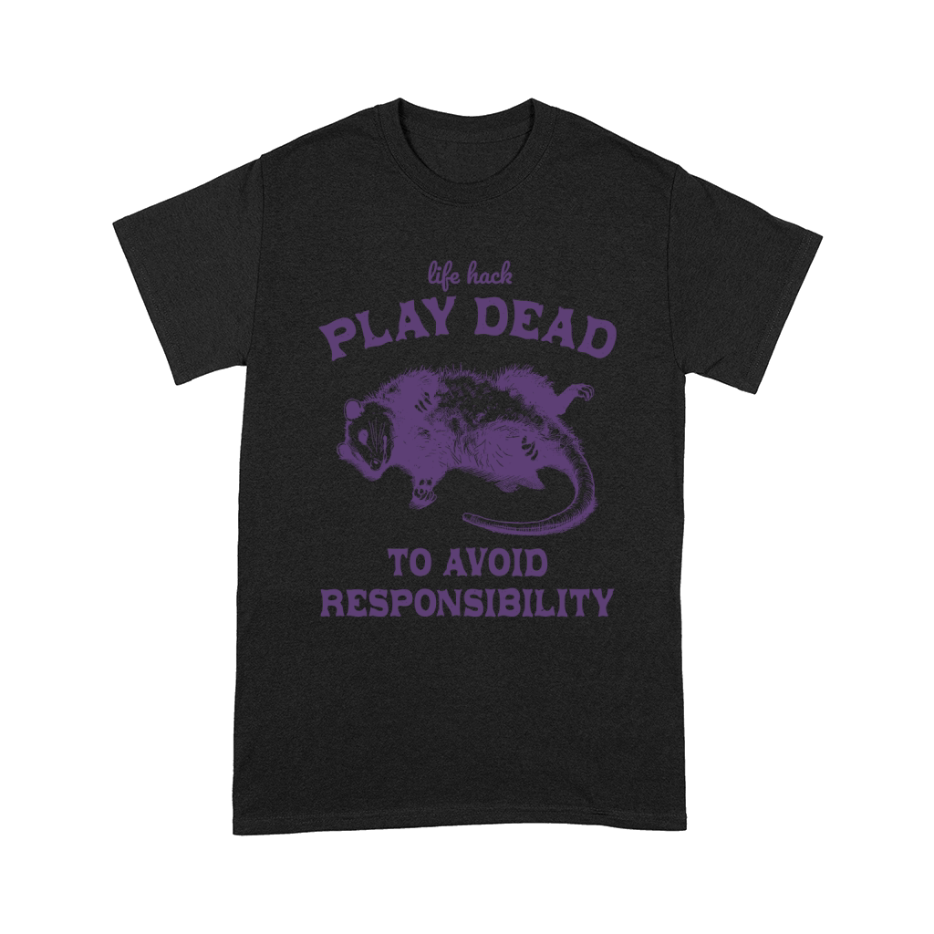Life hack Play Dead To Avoid L Violet Comfort T-shirt