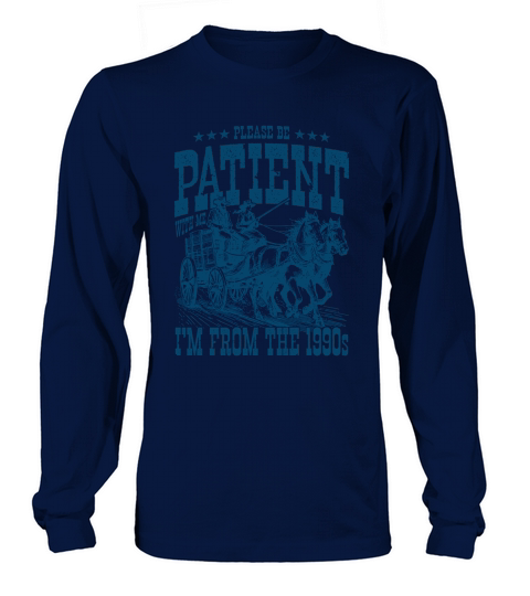 Im From The 1900s Cowboy Western L Blue Long sleeved Unisex