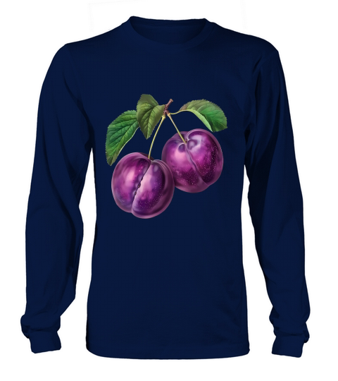 Plums Natures Perfect Snack Vintage Long sleeved Unisex