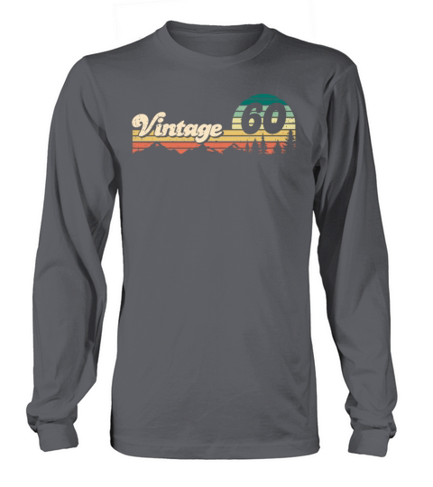 Vintage 1960 62th Birthday 62 Years Gift Bday Long sleeved Unisex