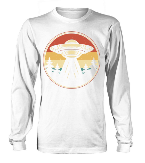 Vintage UFO Alien 40 Long sleeved Unisex