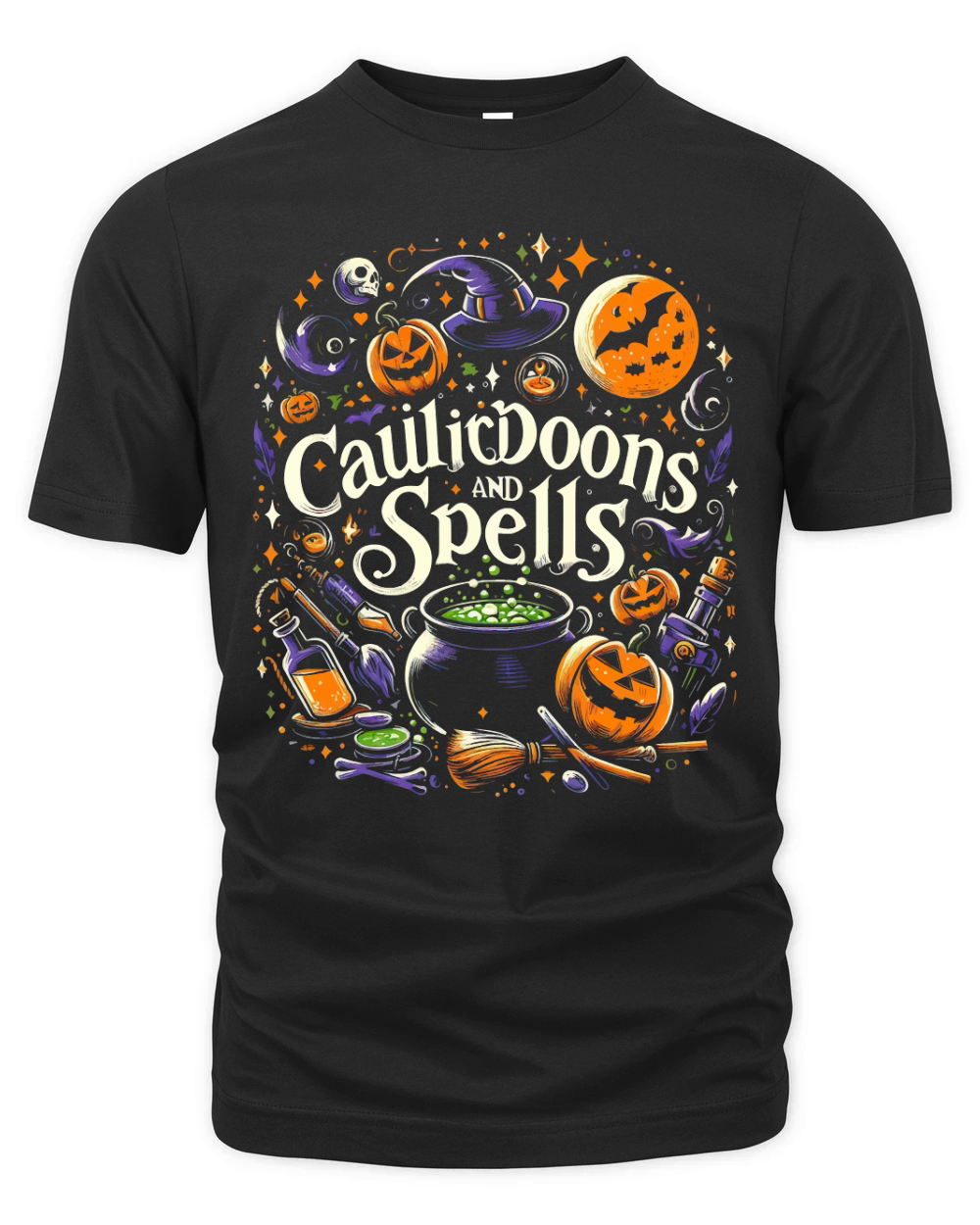 Cauldrons and Spells Organic Unisex T-shirt