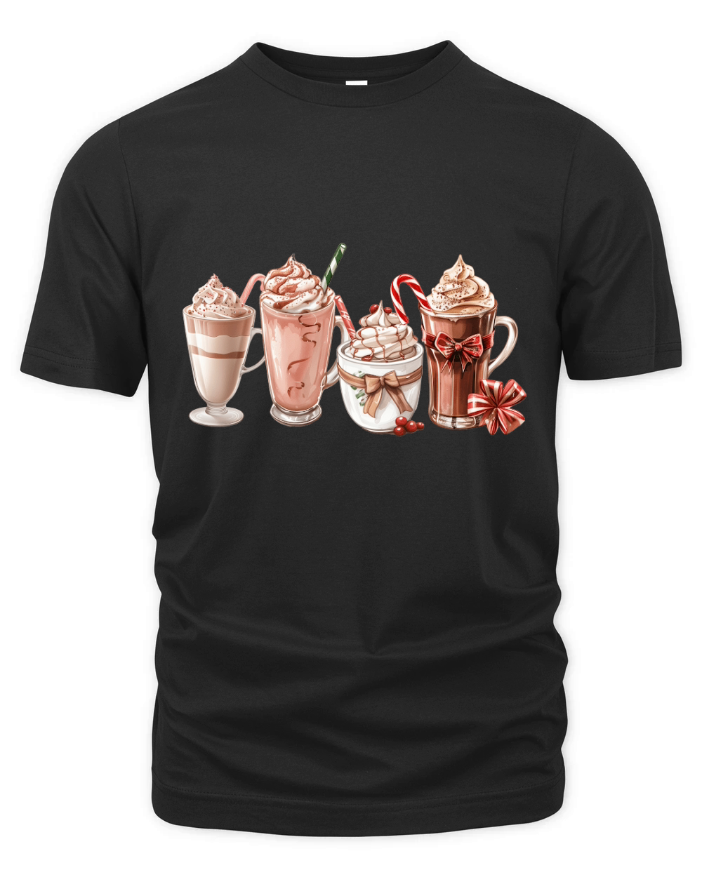 Christmas Cocoa Coffee Cookies 03 Organic Unisex T-shirt