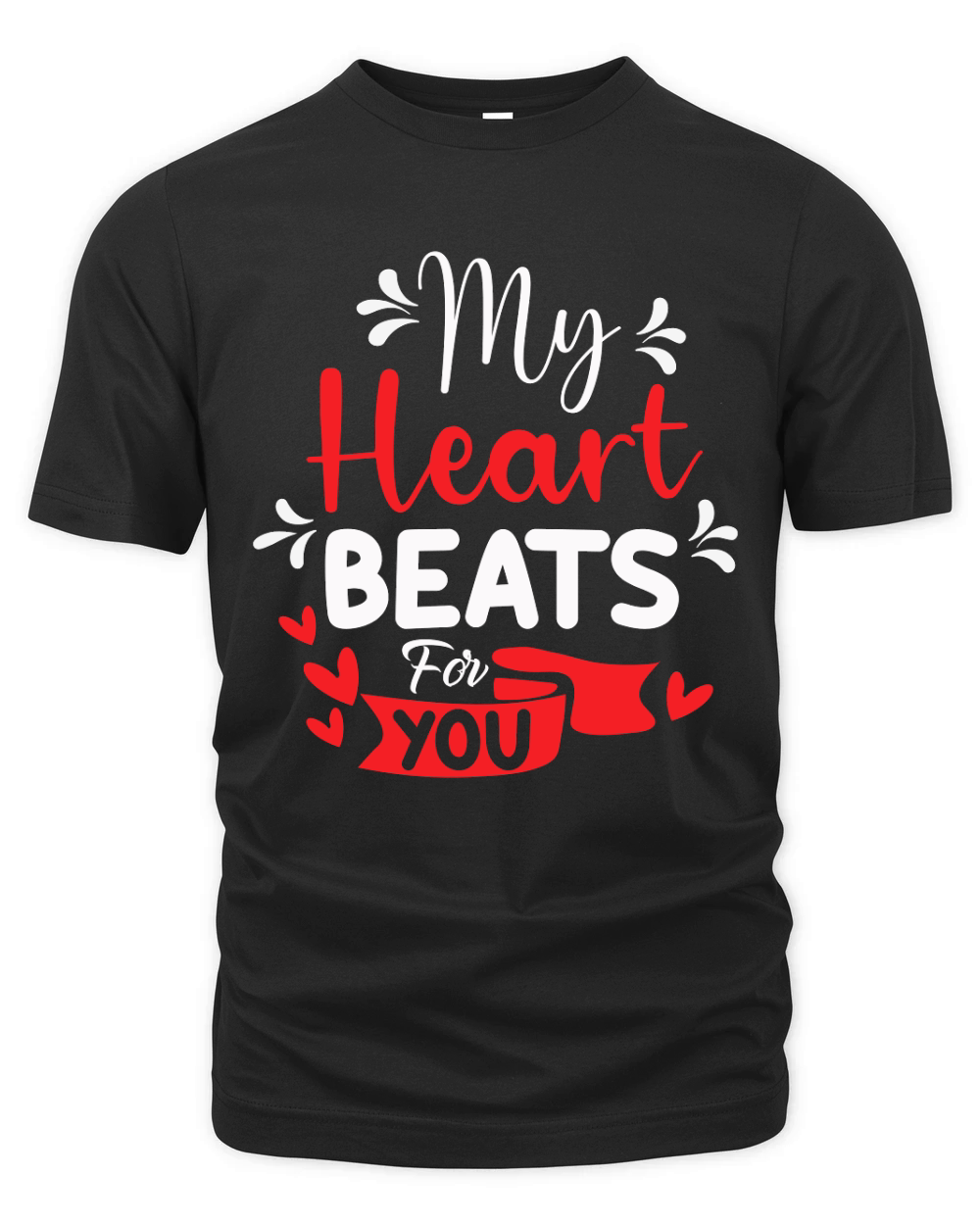 my heart beats for you Organic Unisex T-shirt