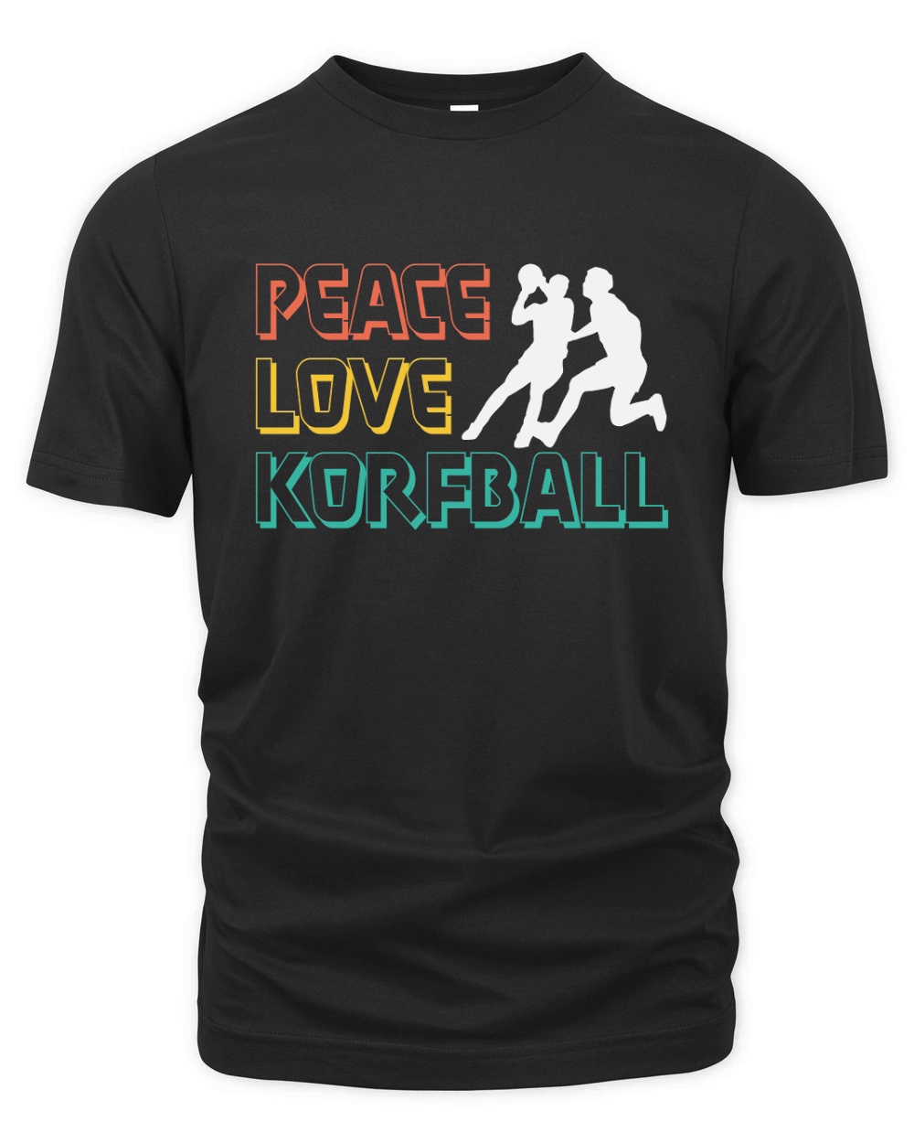 Peace Love Korfball Organic Unisex T-shirt