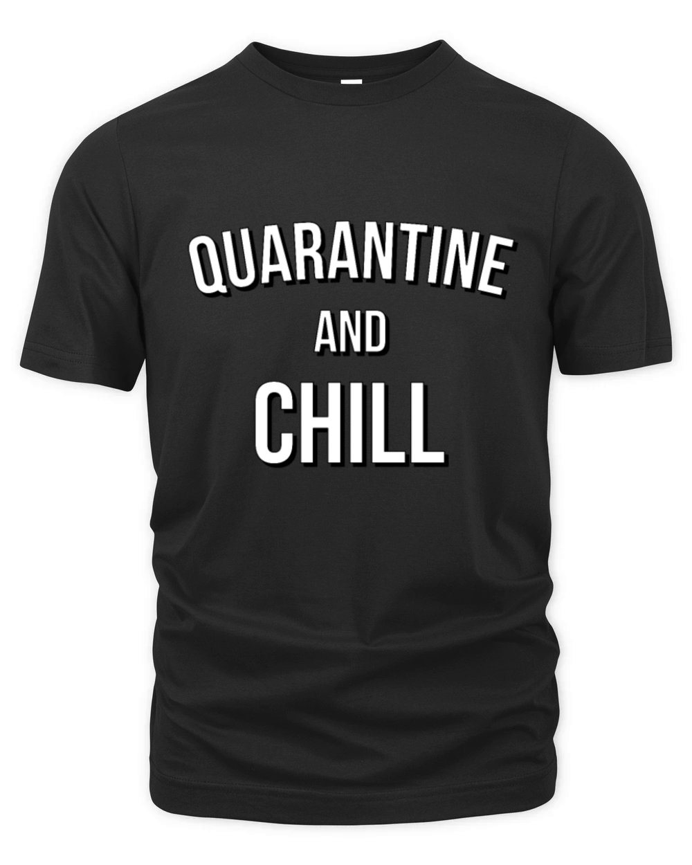 Quarantine and Chill Corona Virus 2020 Streaming Organic Unisex T-shirt