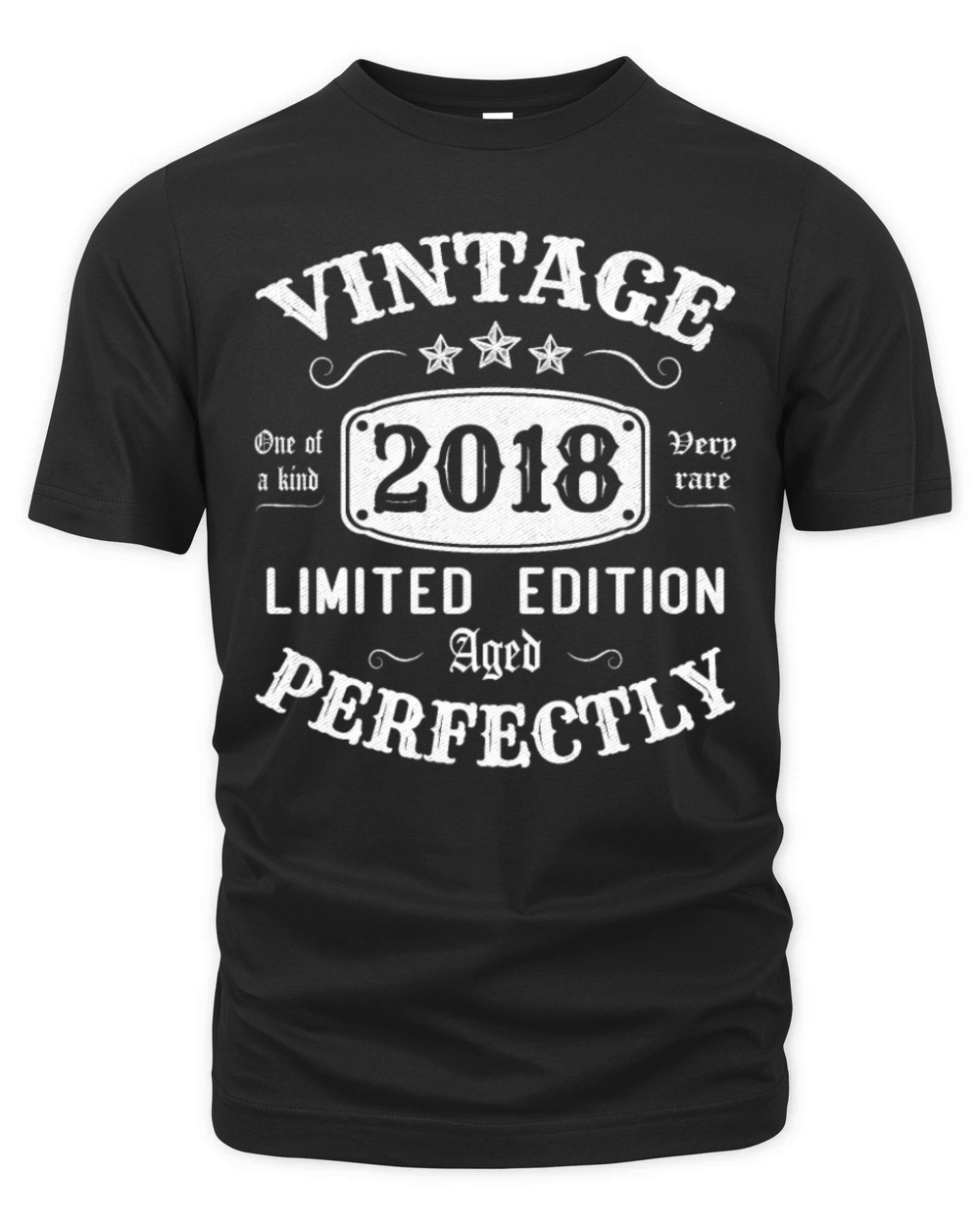 Vintage 2018 Limited Edition Aged Perfectly Organic Unisex T-shirt