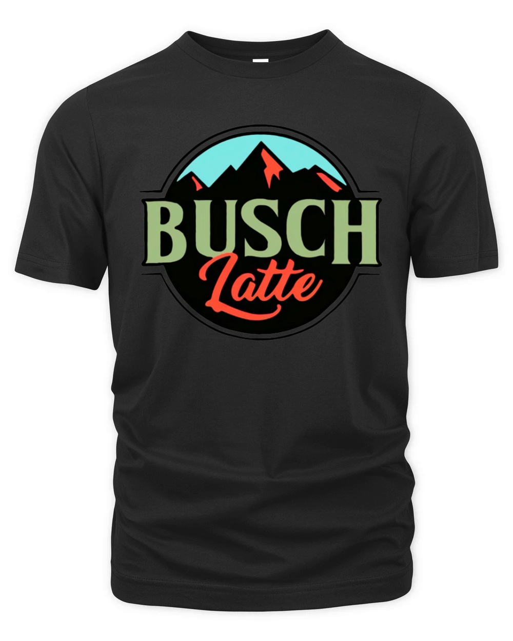 Vintage Busch Light Busch Latte Organic Unisex T-shirt
