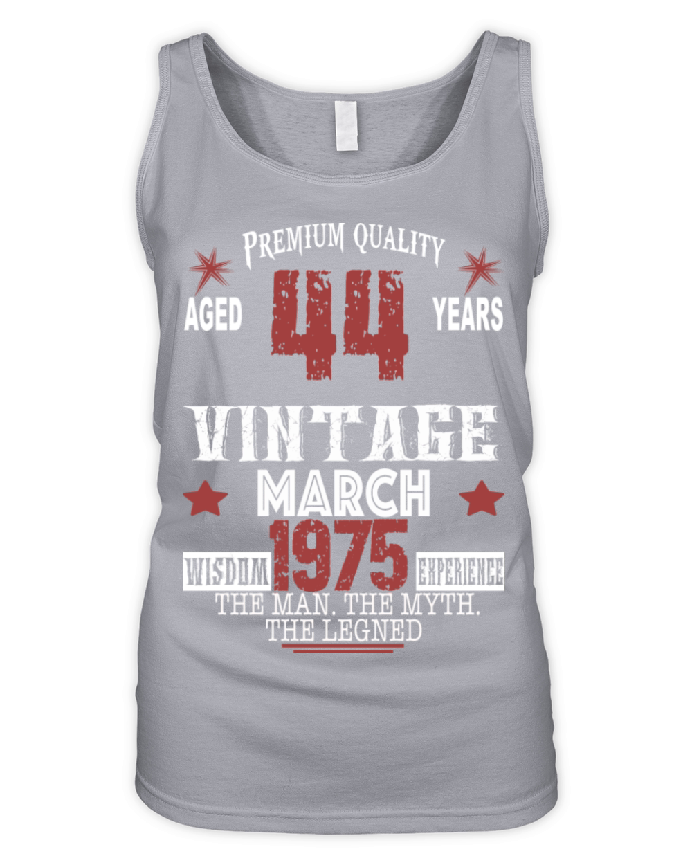 are born in march 1975 Organic Women's Tank Top