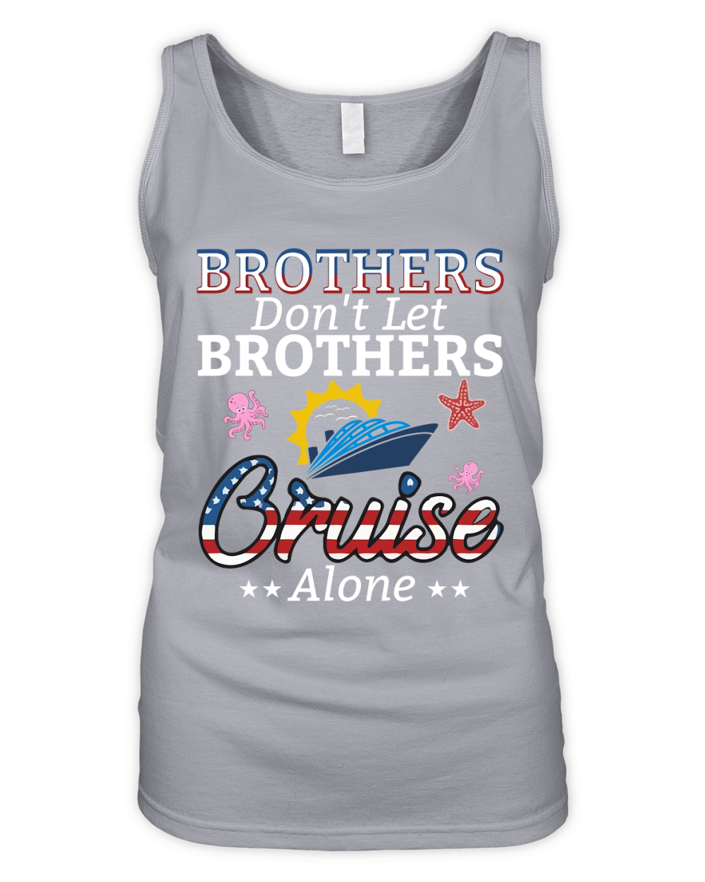Brothers dont let brothers bruise alone Organic Women's Tank Top