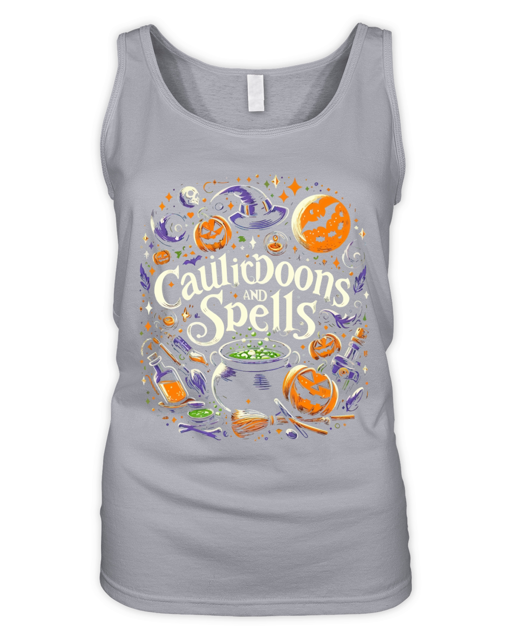 Cauldrons and Spells Organic Women's Tank Top