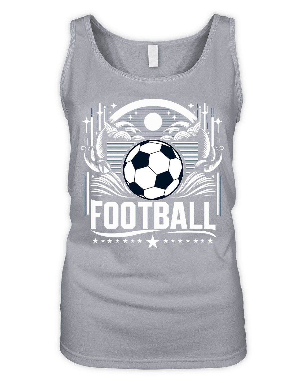 Football (1) Organic Women's Tank Top