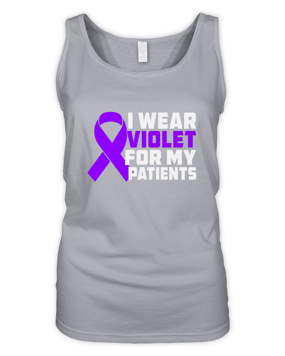 I Wear Violet For Patients Organic Women's Tank Top