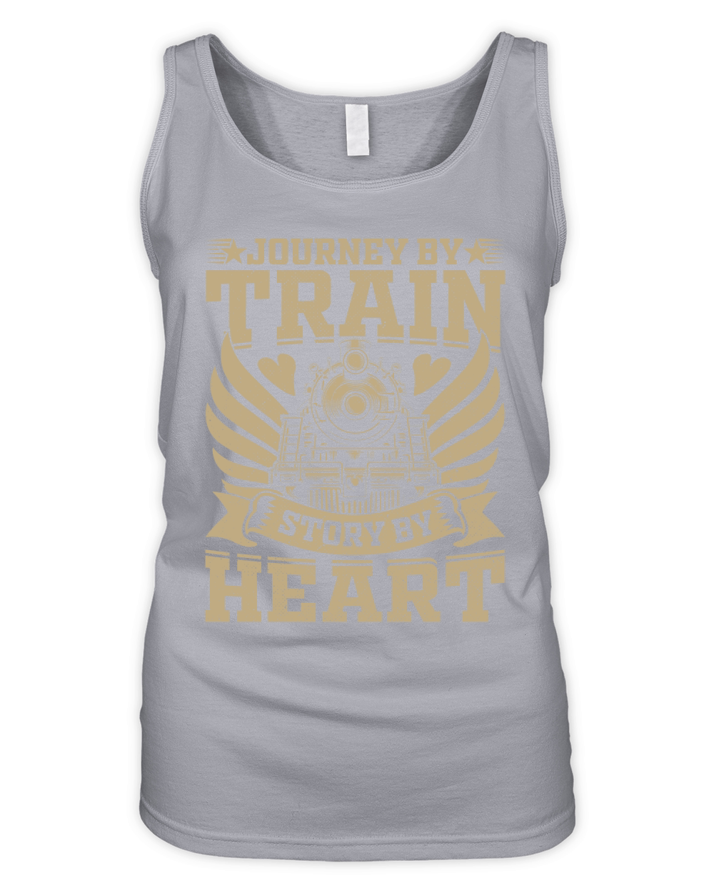 Journey by train story by Heart Organic Women's Tank Top