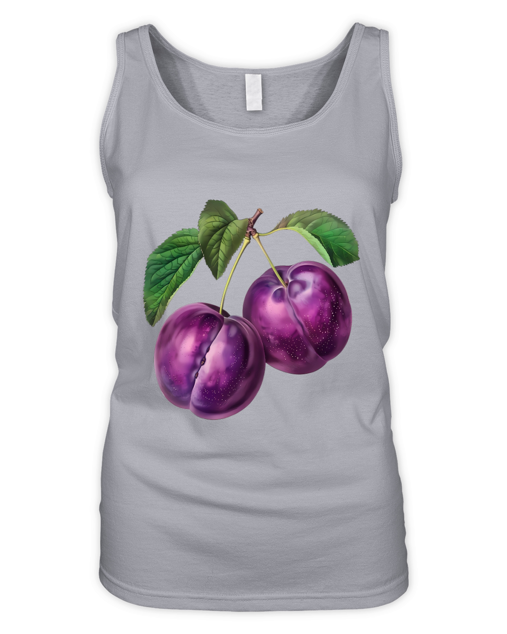 Plums Natures Perfect Snack Vintage Organic Women's Tank Top