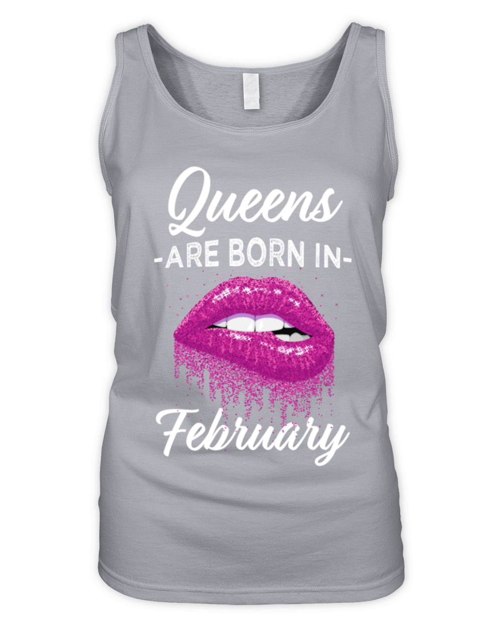Queens are born in February Aquarius birthday Tee Organic Women's Tank Top