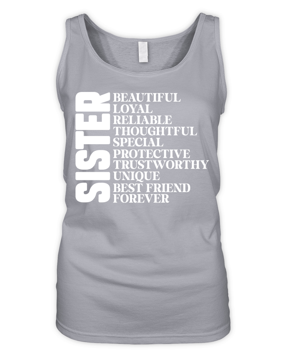 Sister Beautiful loyal reliable Organic Women's Tank Top