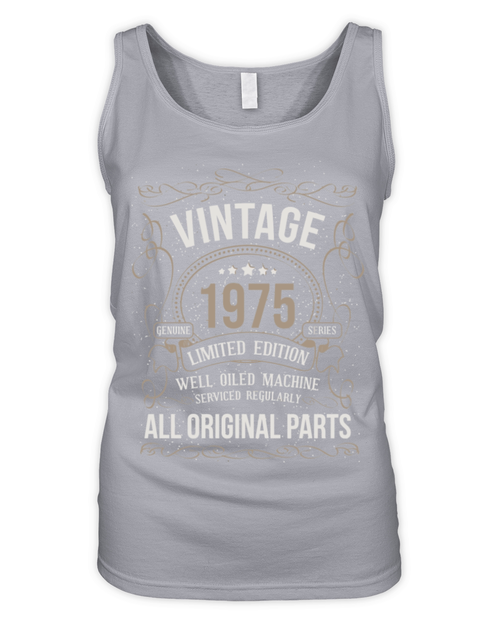 Vintage 1975 45Th Birthday All Original Parts Gift Organic Women's Tank Top